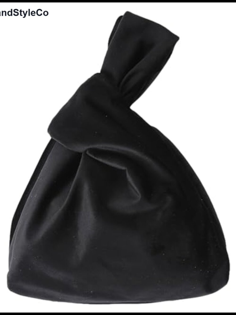 Velvet Wrist Knot Bag Small Clutch Purse Mini Handbag for Women